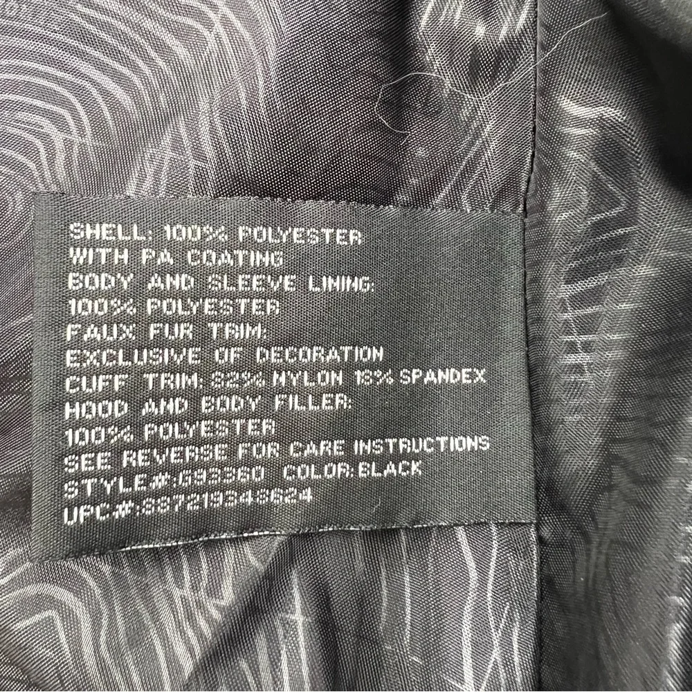 ZXBLK by Zeroxposur women’s puffer coat sz‎ XL black.